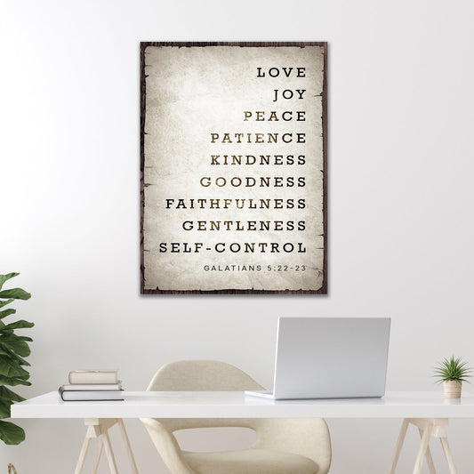 Galatians 5:22-23 - The Fruit Of The Spirit Sign IV