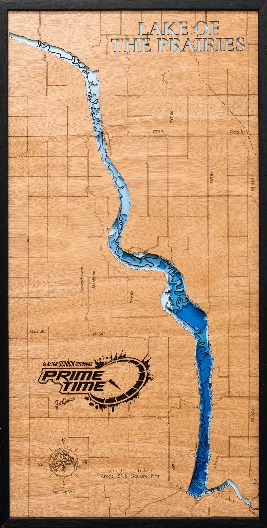 Lake of the Prairies in Manitoba and Saskatchewan
