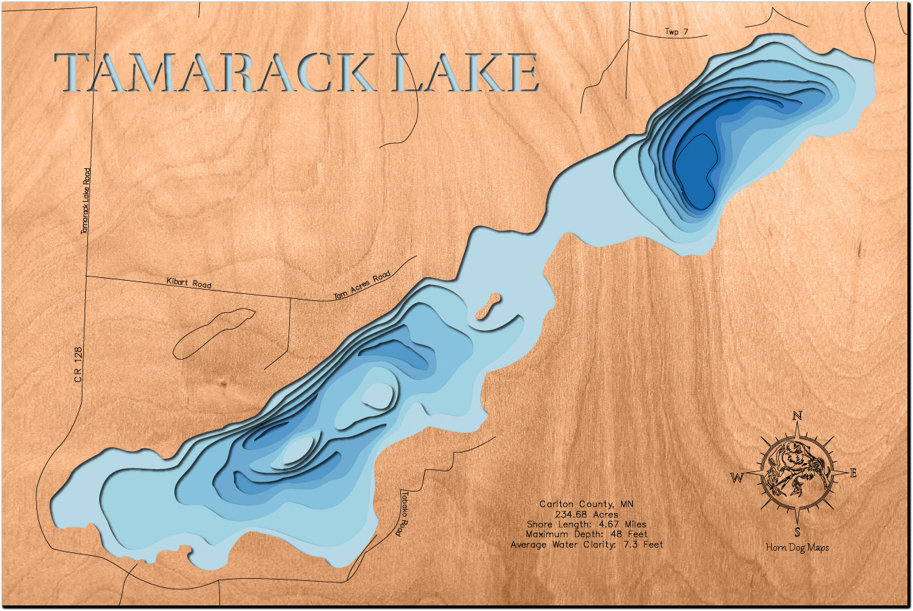 Tamarack Lake in Carlton County, Minnesota