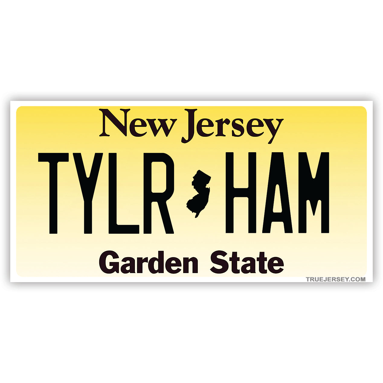 Taylor Ham License Plate Flexible Magnet