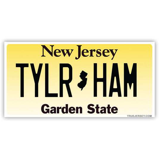 Taylor Ham License Plate Flexible Magnet