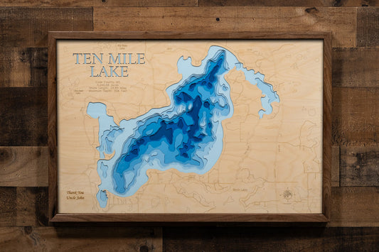Ten Mile Lake in Cass County, Minnesota