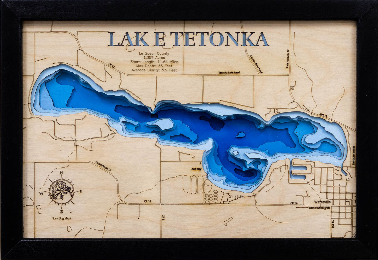 Lake Tetonka in Le Sueur County, Minnesota