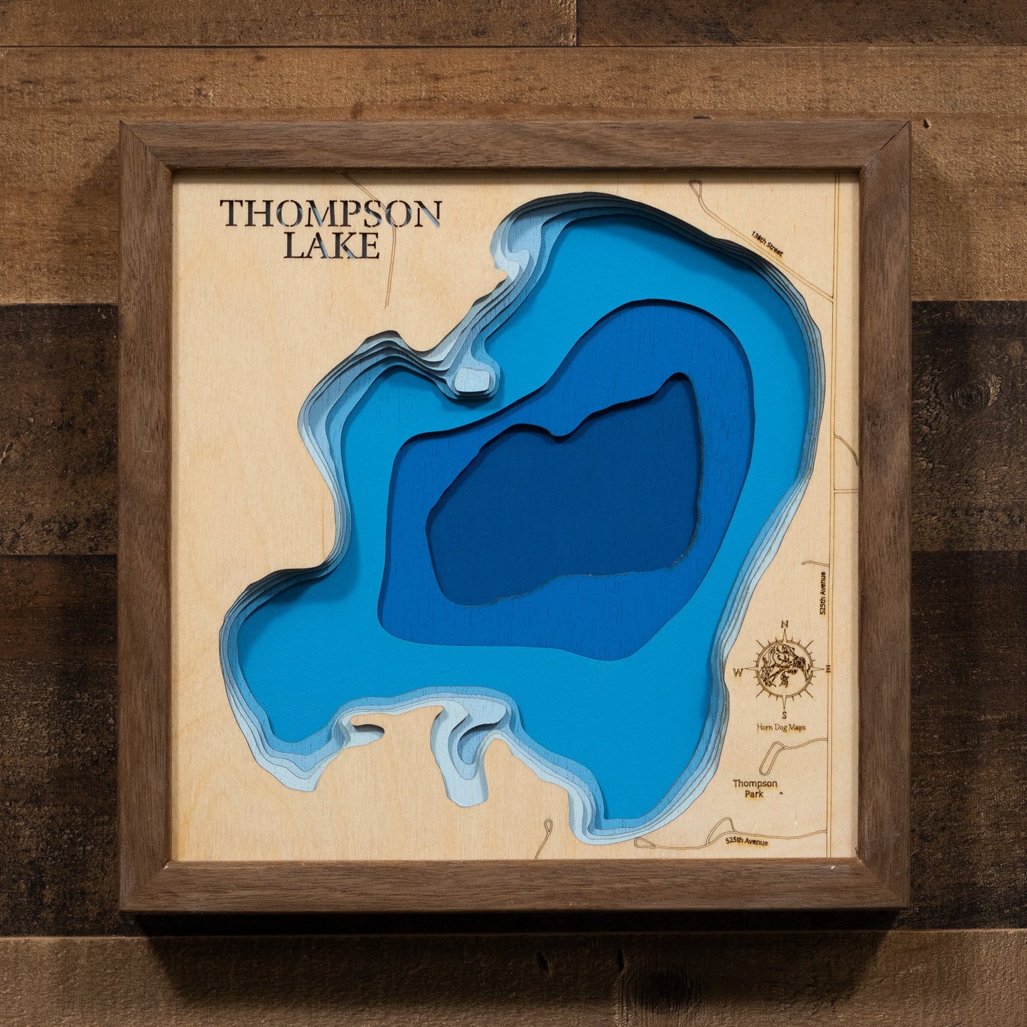 Thompson Lake in Meeker County, Minnesota