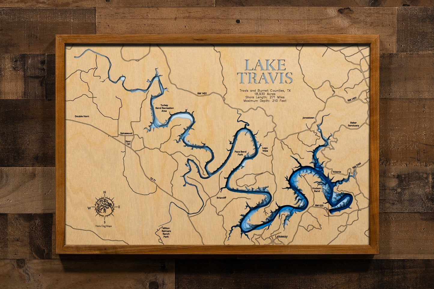 Lake Travis in Travis and Burnet Counties, Texas