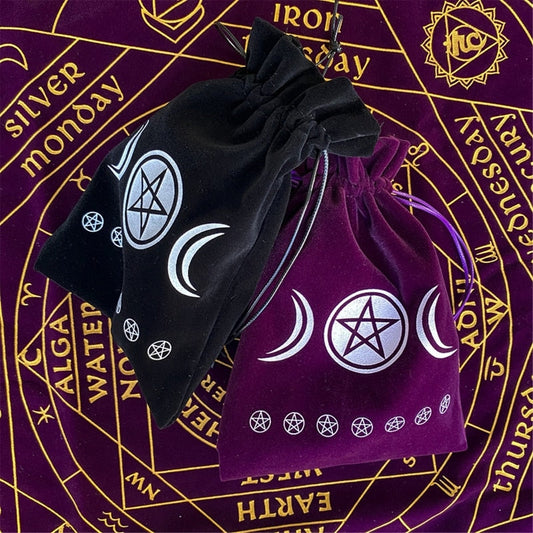 Tarot Card Velvet Bags