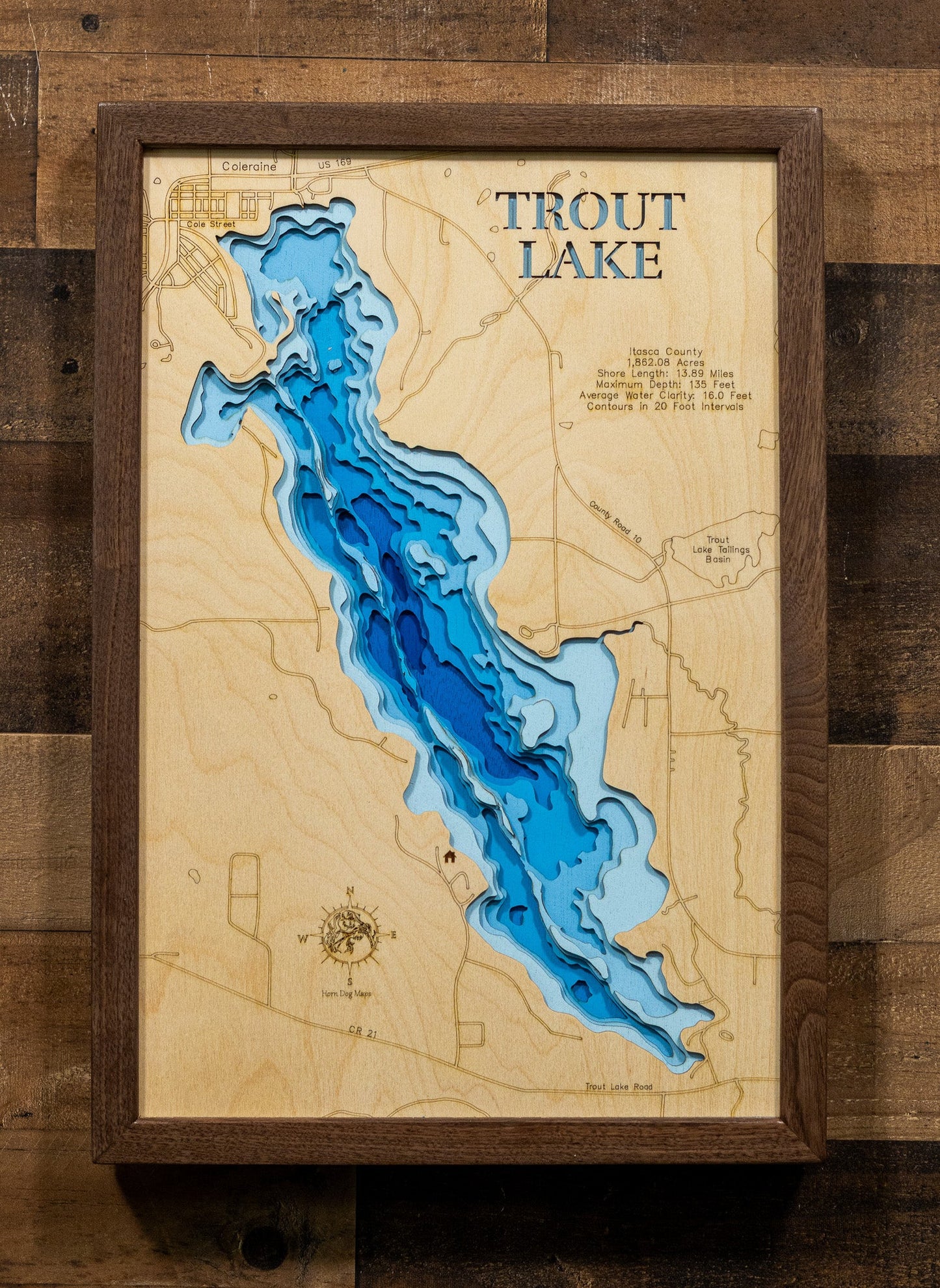 Trout Lake in Itasca County, Minnesota