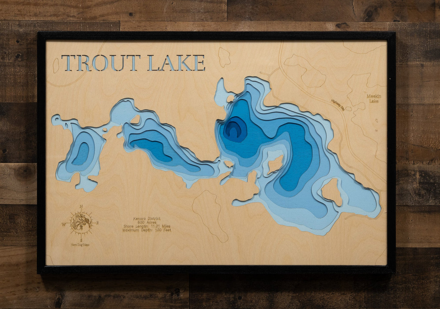Trout Lake in Kenora District, Ontario, Canada
