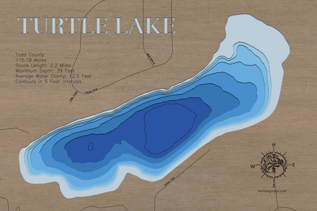 Turtle Lake in Todd County, Minnesota