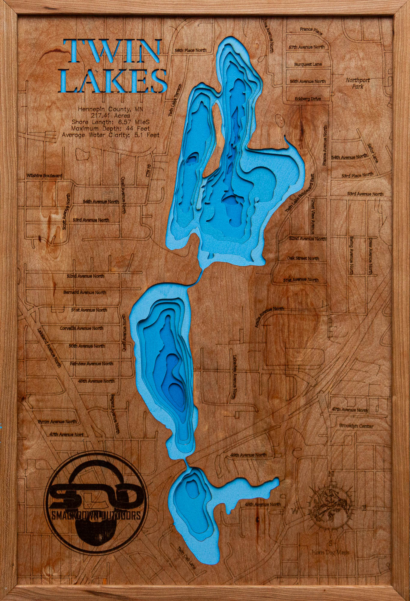 Twin Lakes in Hennepin County, Minnesota