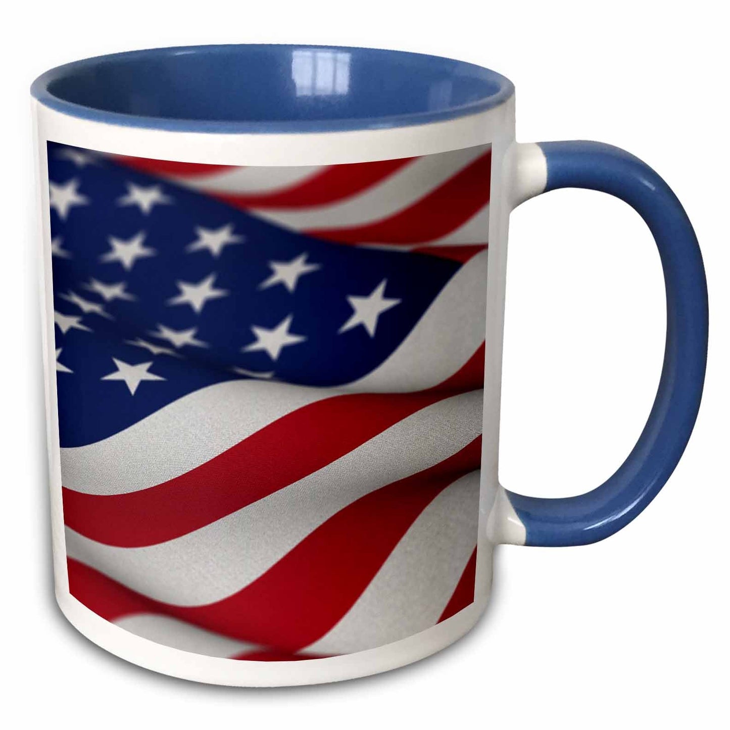 3dRose USA Flag American America Banner Stars Stripes patriot patriotism... - Mugs (mug_155107)