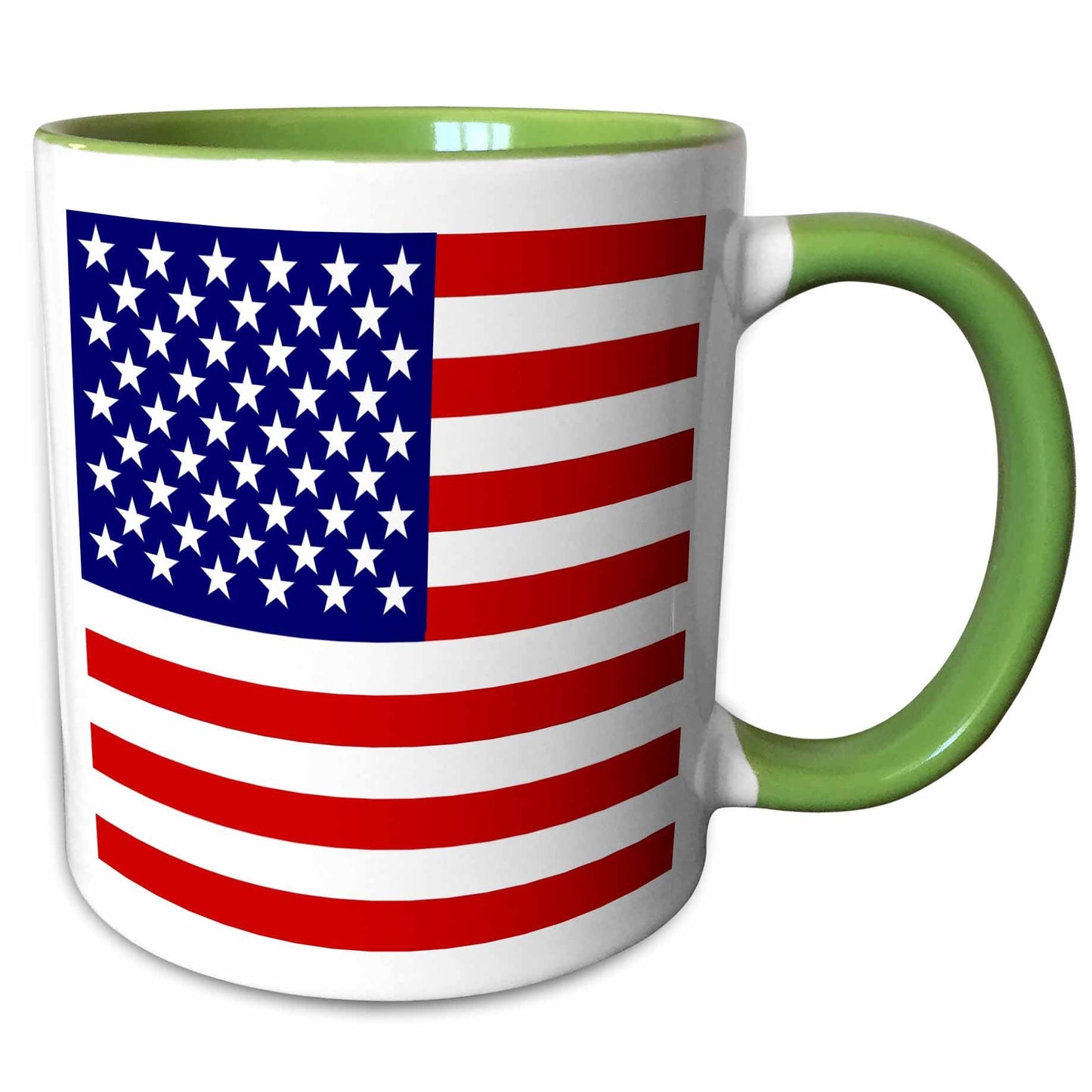 3dRose American Flag - Patriotic USA stars and stripes red white and blue - 4th... - Mugs (mug_112805)