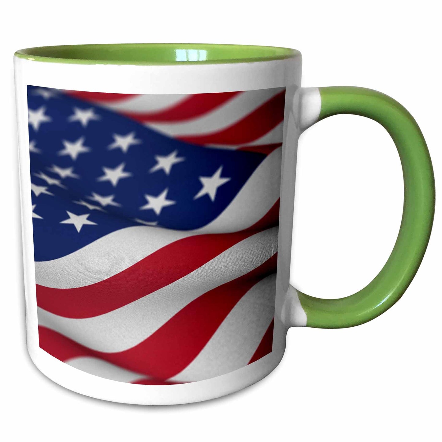 3dRose USA Flag American America Banner Stars Stripes patriot patriotism... - Mugs (mug_155107)