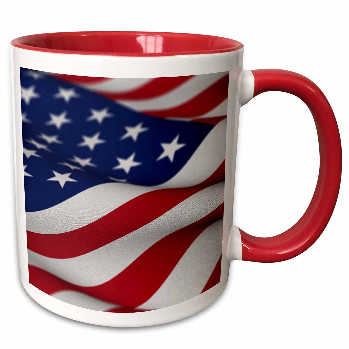 3dRose USA Flag American America Banner Stars Stripes patriot patriotism... - Mugs (mug_155107)