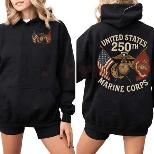 USMC 250 Years Commemorative Hoodie