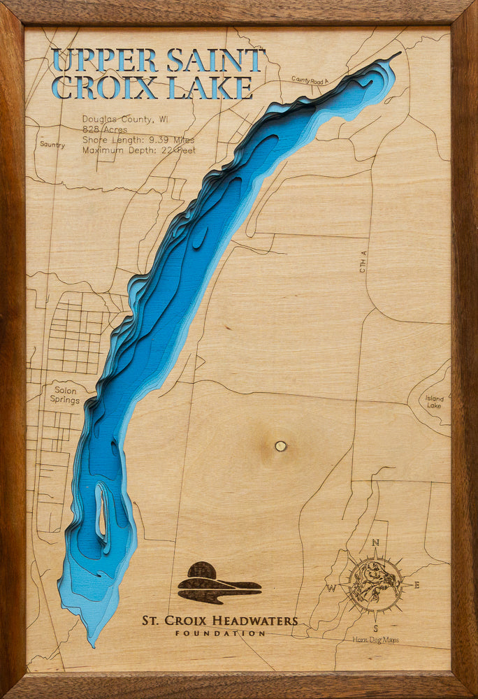 Upper Saint Croix Lake in Douglas County, Wisconsin