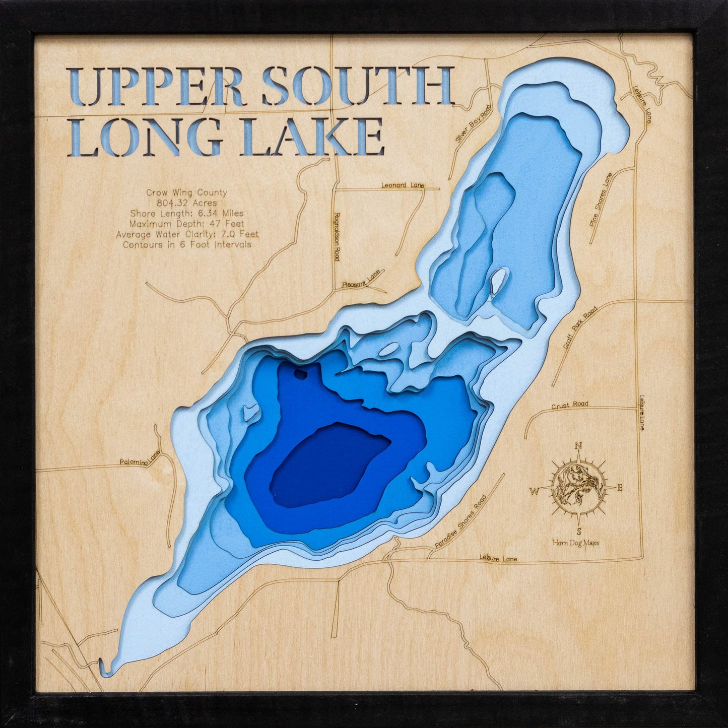 Upper South Long Lake in Crow Wing County, Minnesota