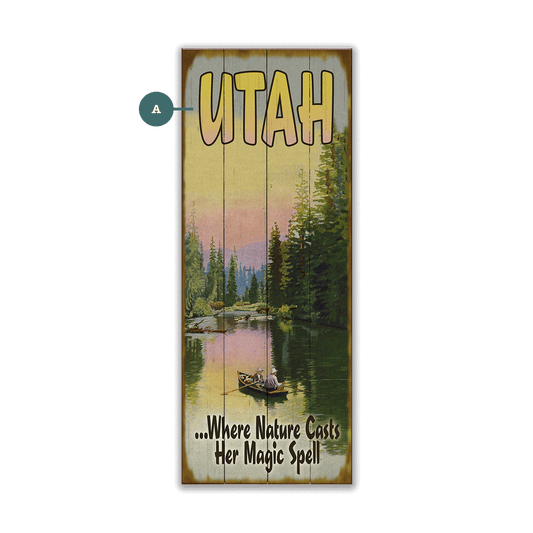 Where Nature Casts Her Magic Spell - Wood & Metal Wall Art