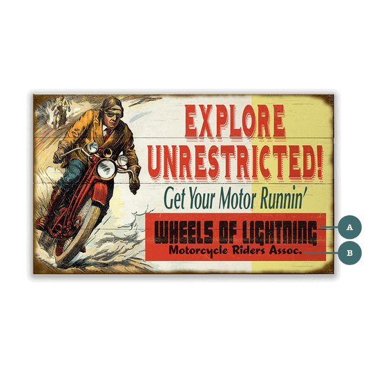 Explore Unrestricted - Wood & Metal Wall Art