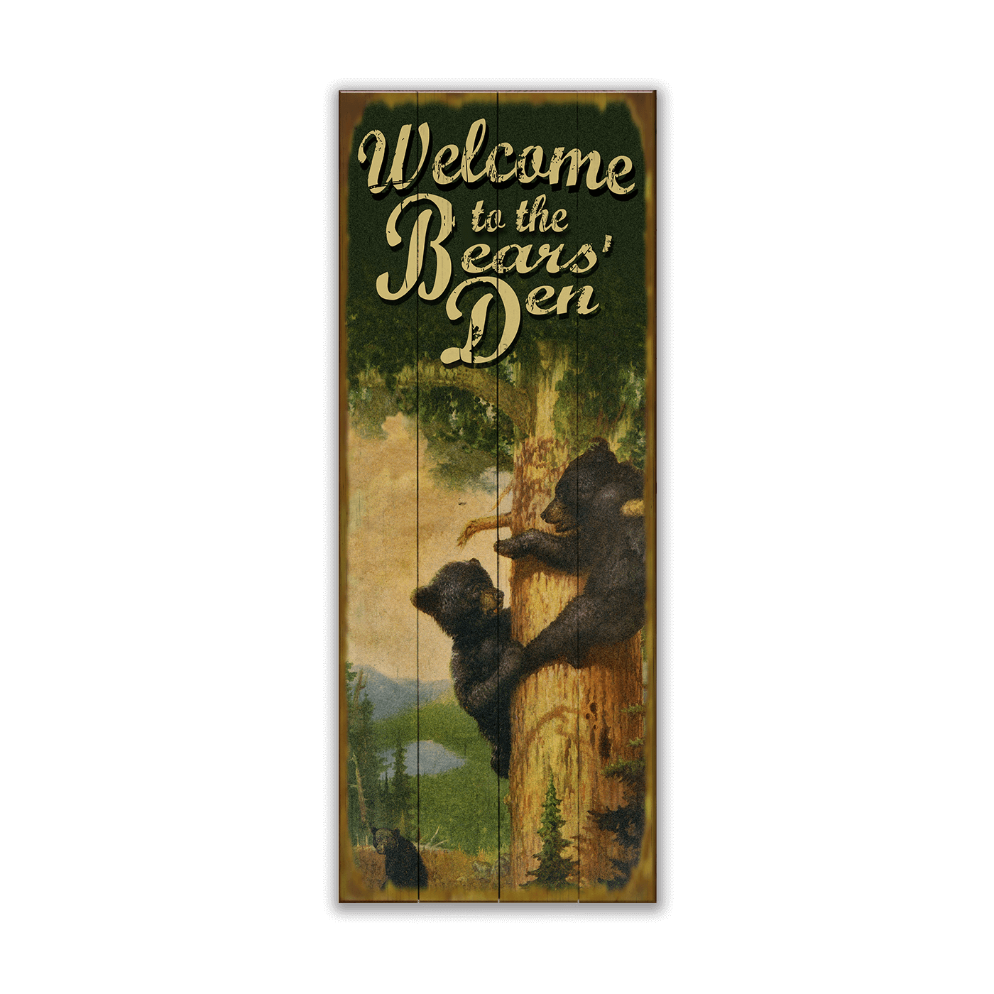 The Bears' Den: Generic - Wood & Metal Wall Art