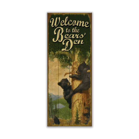 The Bears' Den: Generic - Wood & Metal Wall Art