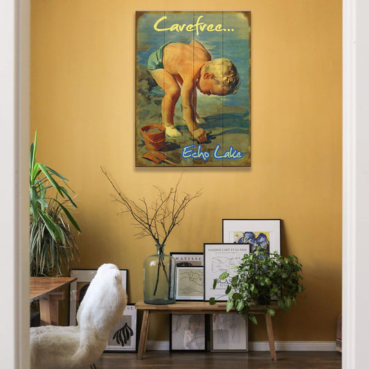 Carefree Lakeside Living - Wood & Metal Wall Art