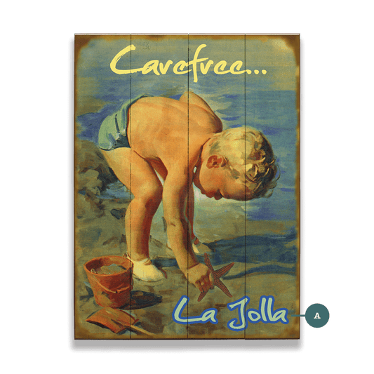 Carefree Seaside Living - Wood & Metal Wall Art