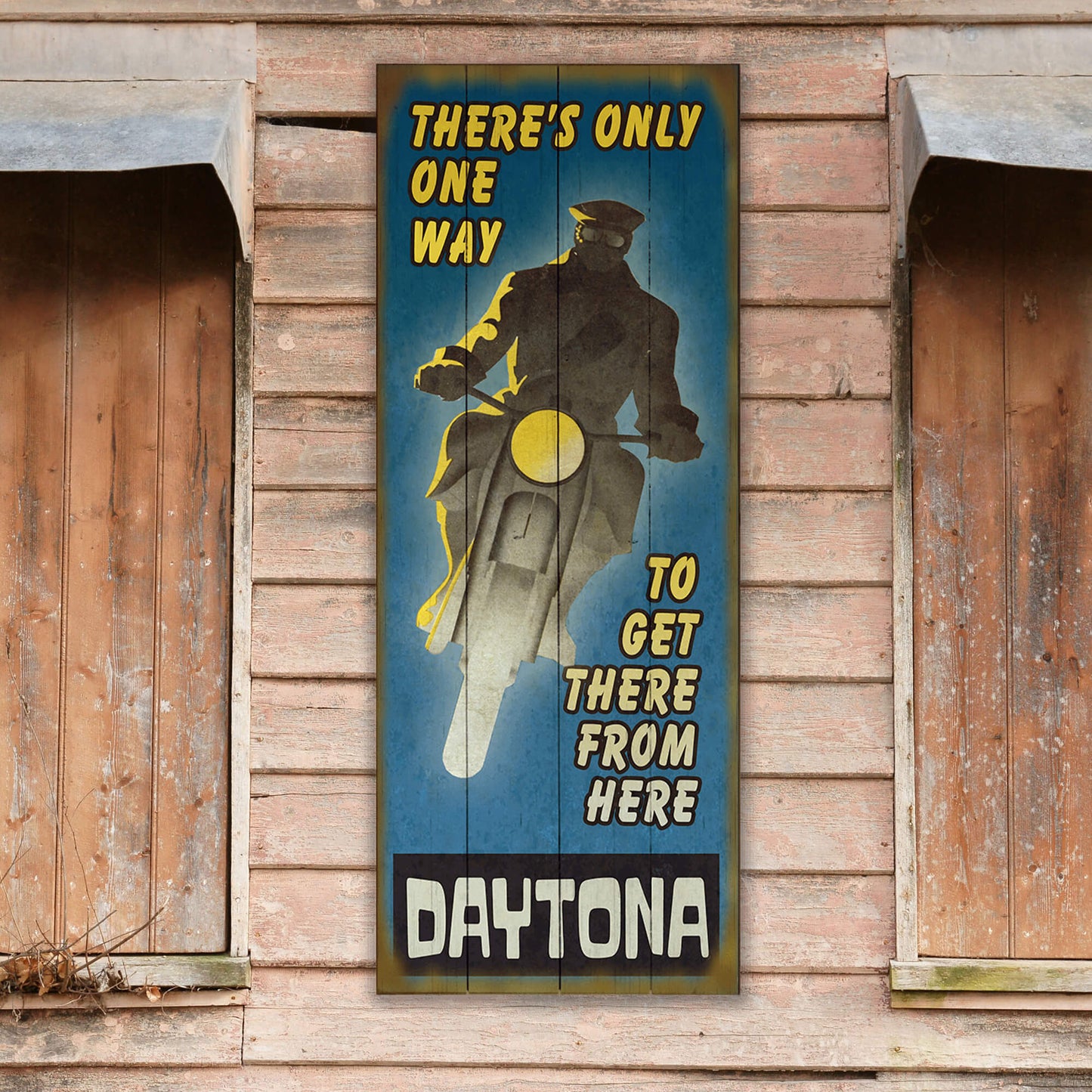 Only One Way to Get There - Wood & Metal Wall Art