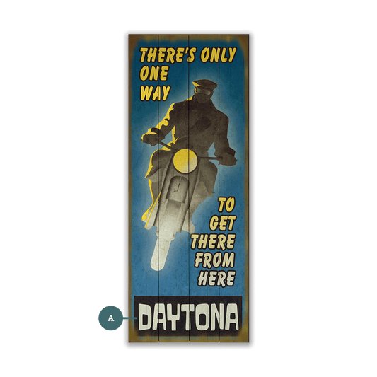 Only One Way to Get There - Wood & Metal Wall Art