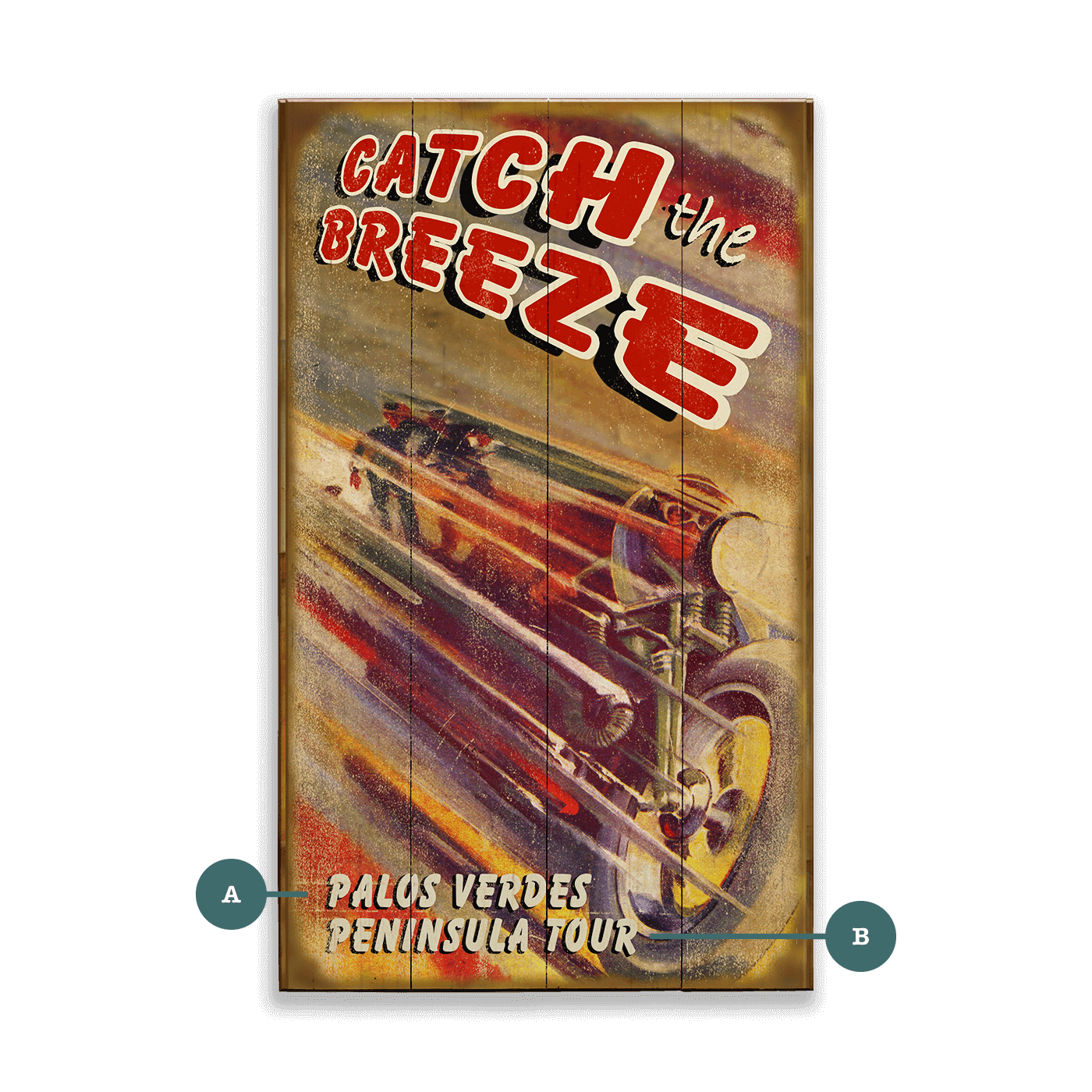 Catch the Breeze - Wood & Metal Wall Art