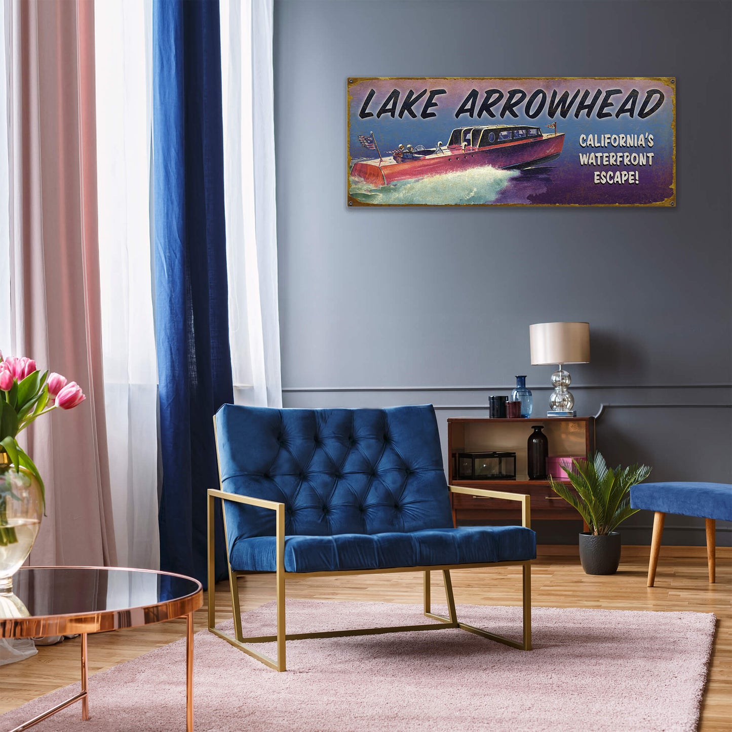 Waterfront Escape - Wood & Metal Wall Art