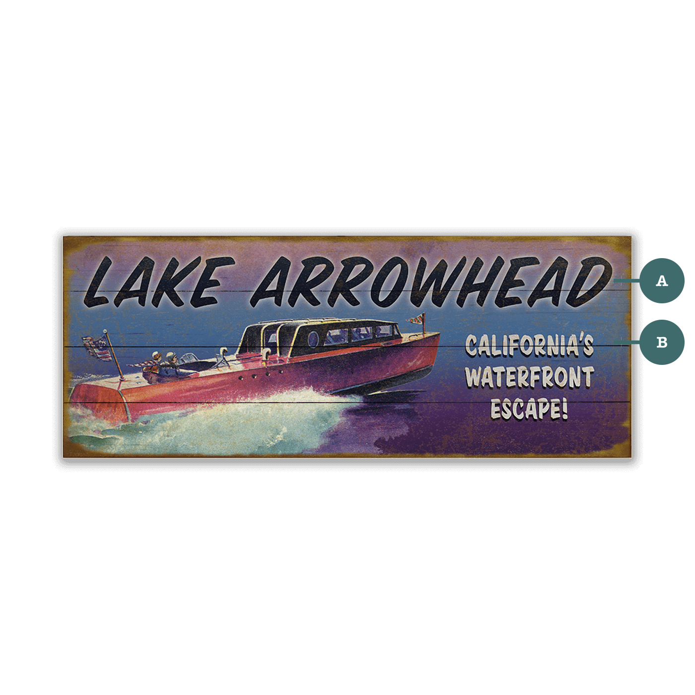 Waterfront Escape - Wood & Metal Wall Art