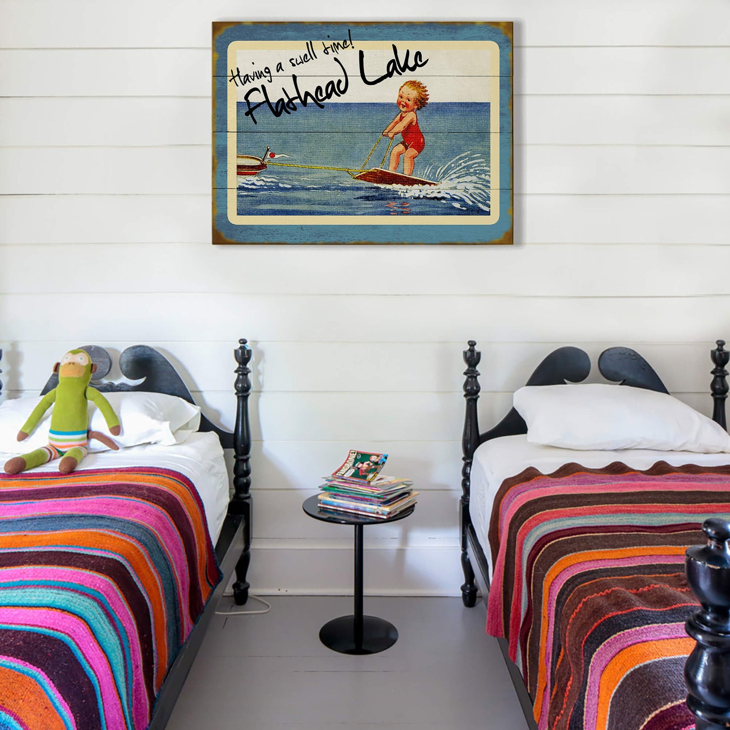 A Swell Time! - Wood & Metal Wall Art