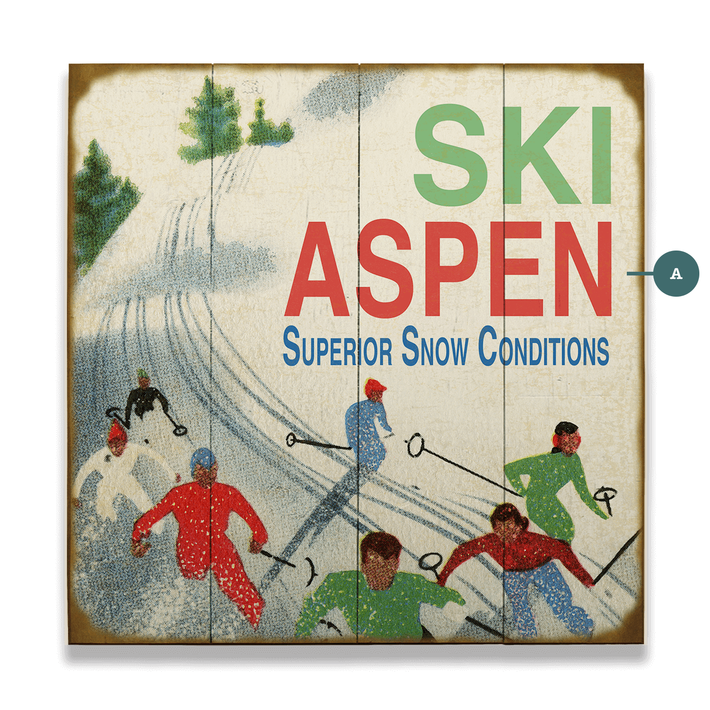Superior Snow Conditions - Wood & Metal Wall Art