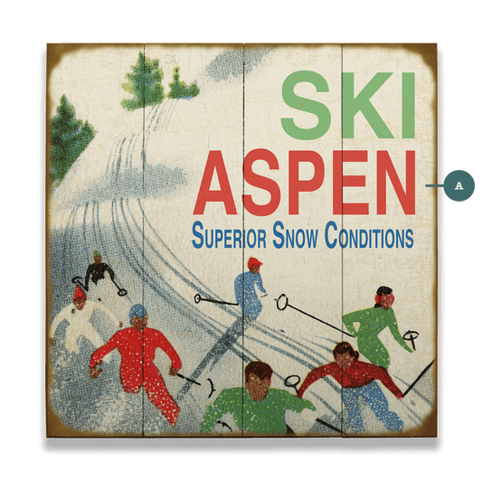 Superior Snow Conditions - Wood & Metal Wall Art