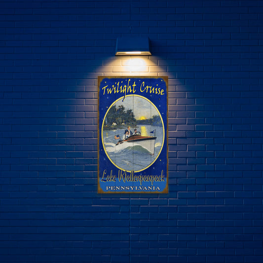 Twilight Cruise - Wood & Metal Wall Art