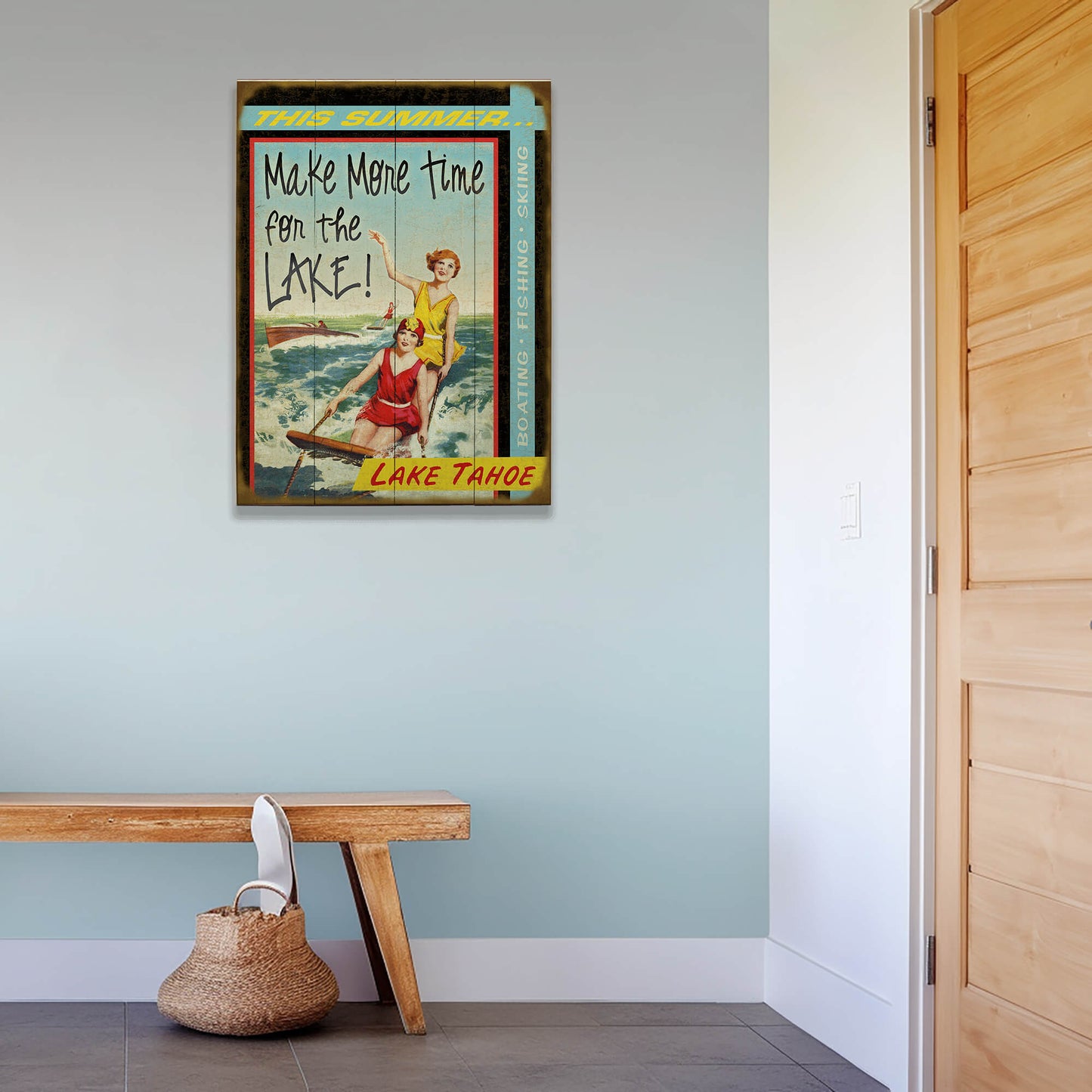 Make More Time for the Lake - Wood & Metal Wall Art