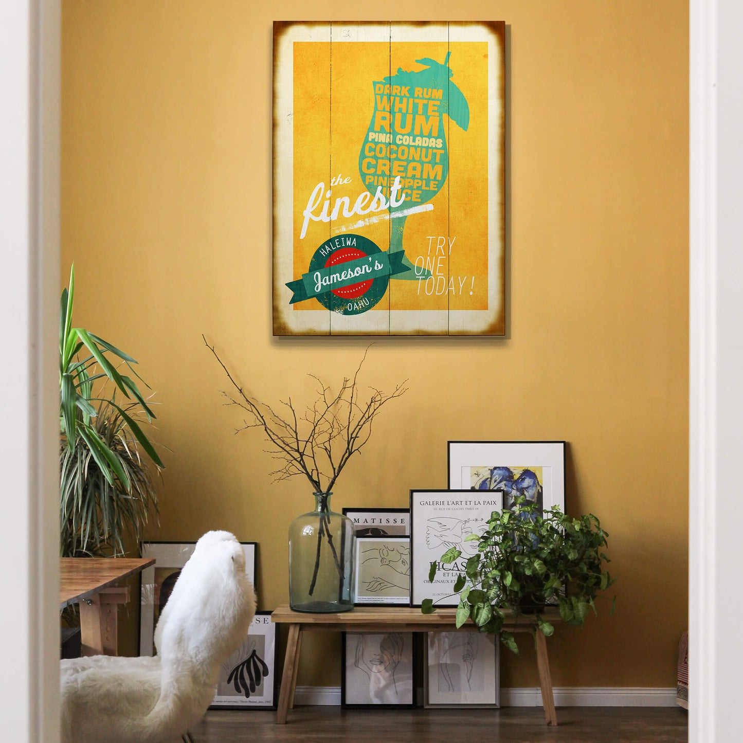 The Finest Pina Coladas - Wood & Metal Wall Art