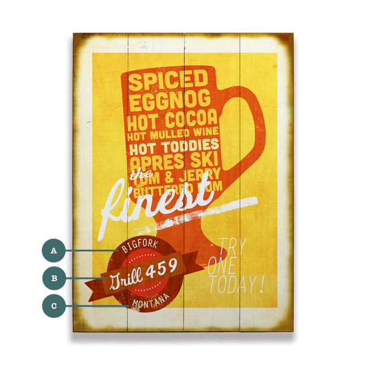 The Finest Hot Toddies - Wood & Metal Wall Art