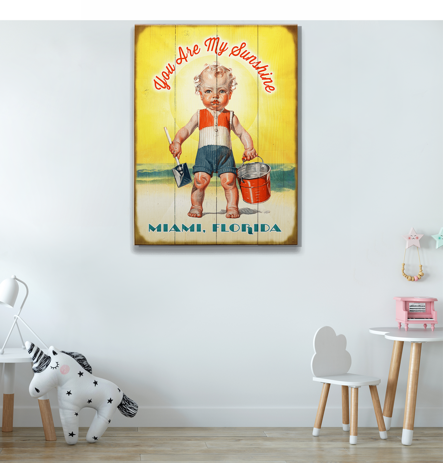 You Are My Sunshine- Wood & Metal Wall Art