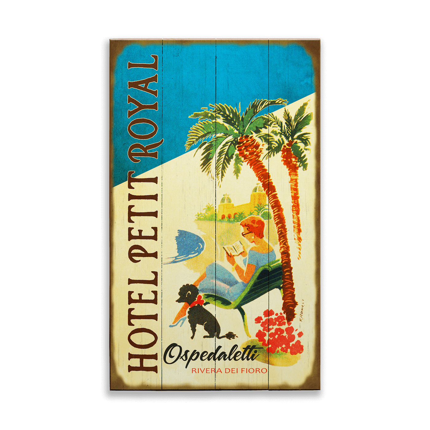 Hotel Petit Royal - Wood & Metal Wall Art