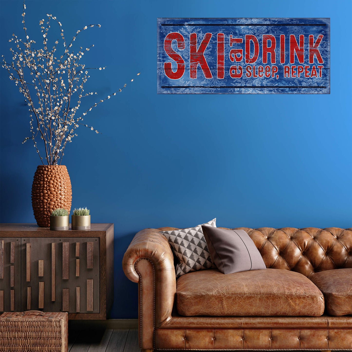 Après-Ski Rituals: Generic - Wood & Metal Wall Art