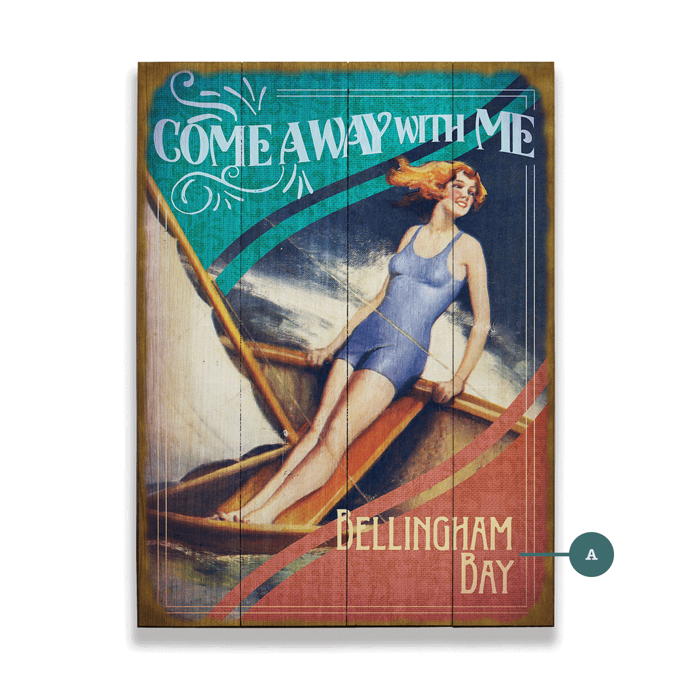 Come Away With Me - Wood & Metal Wall Art