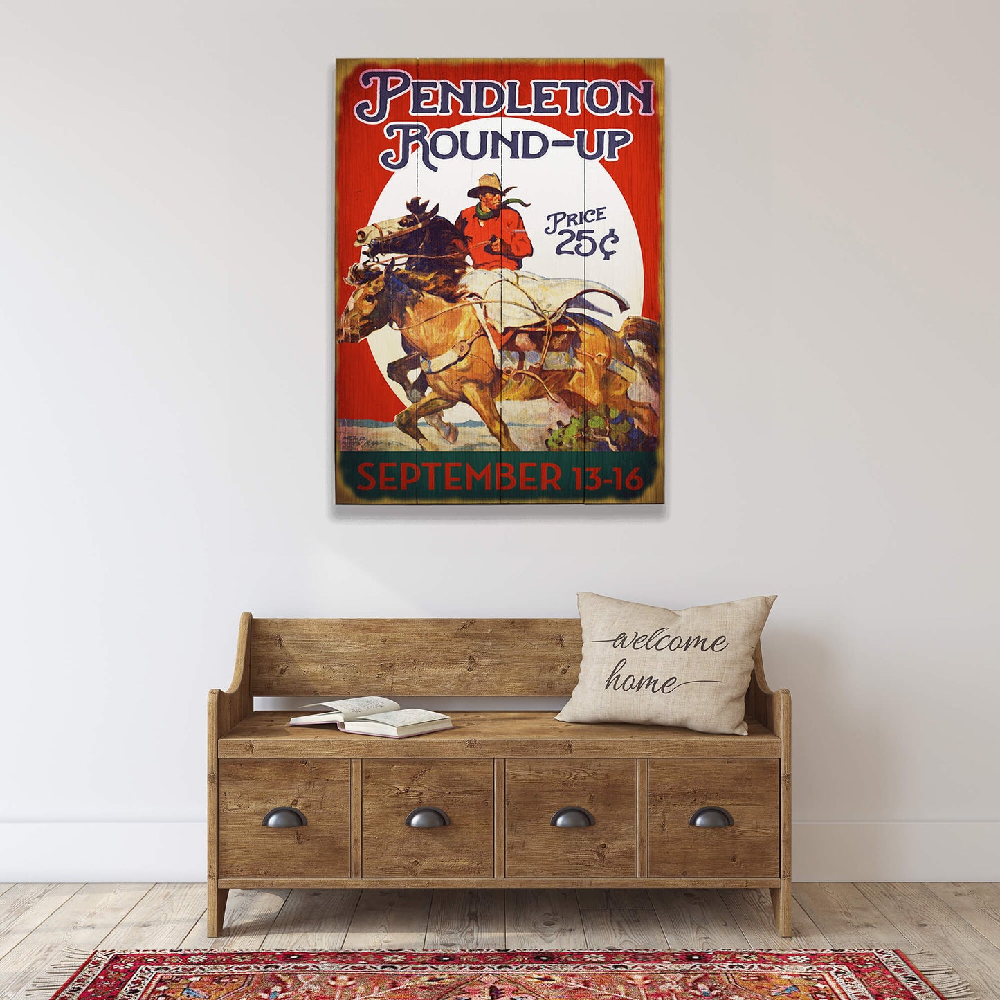 Cowboy Round-up - Wood & Metal Wall Art