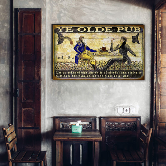 Ye Olde Pub - Wood & Metal Wall Art