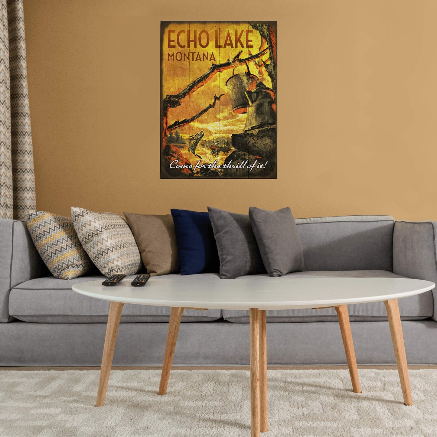 For the Thrill of It! - Wood & Metal Wall Art