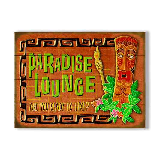 Paradise Lounge Tiki: Generic - Wood & Metal Wall Art