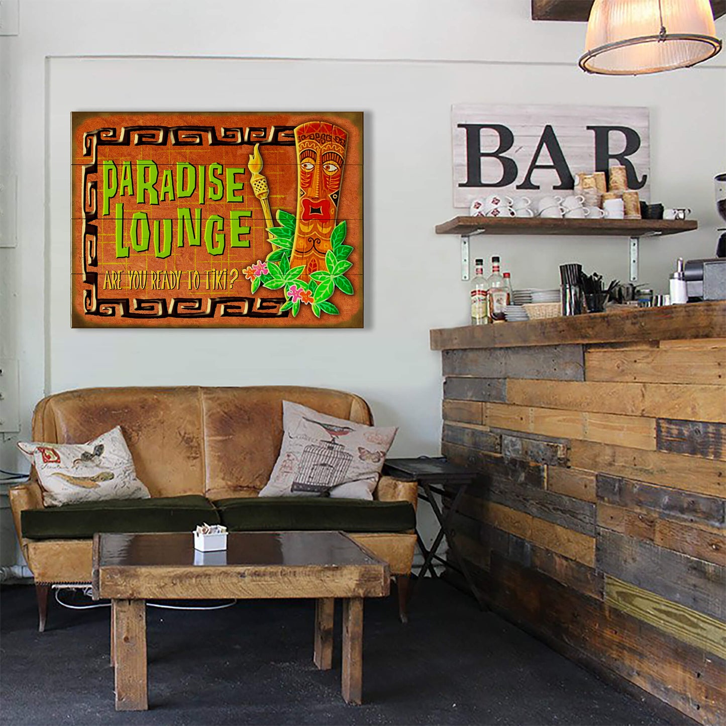 Paradise Lounge Tiki: Generic - Wood & Metal Wall Art