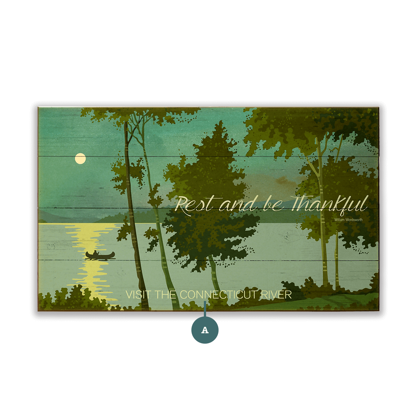 Rest and Be Thankful - Wood & Metal Wall Art