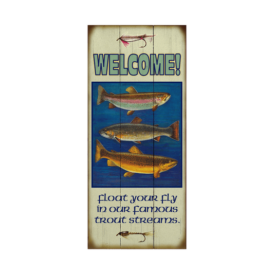 Float Your Fly: Generic - Wood & Metal Wall Art